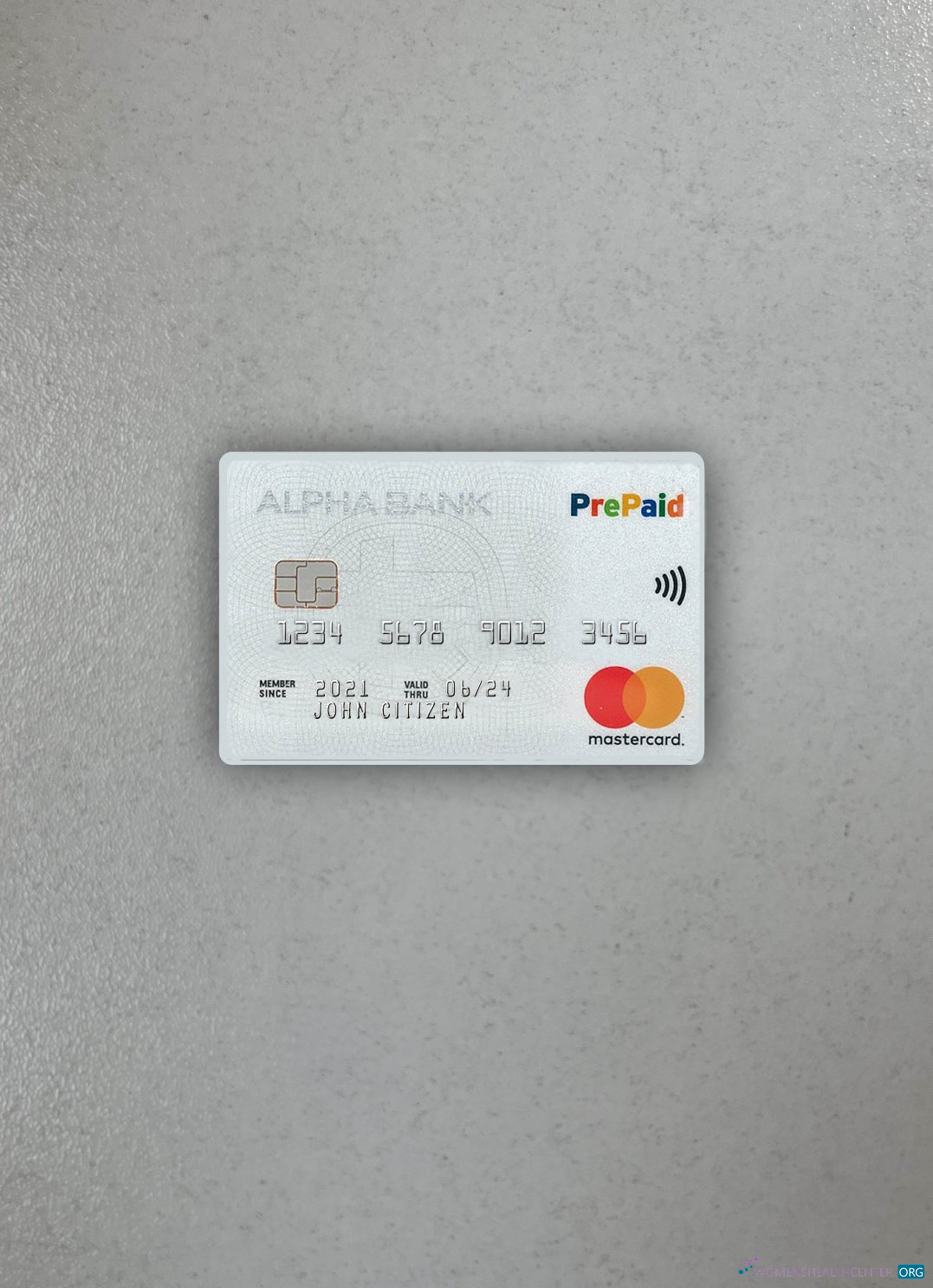 Download Greece Alpha Bank mastercard VERSION 2 photolook front Photoshop template